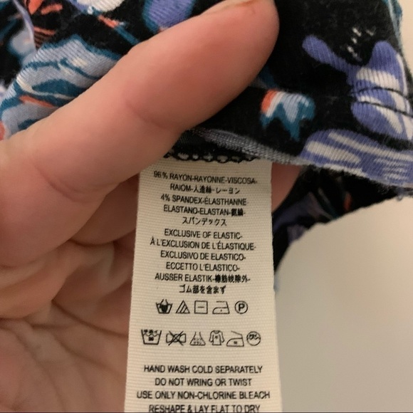 Free People Lexington Butterfly Print Off the Shoulder Blouse - Picture 5 of 7